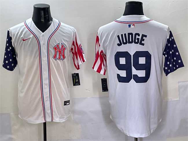 Men%27s New York Yankees #99 Aaron Judge White American Style Limited Stitched Jersey->philadelphia phillies->MLB Jersey
